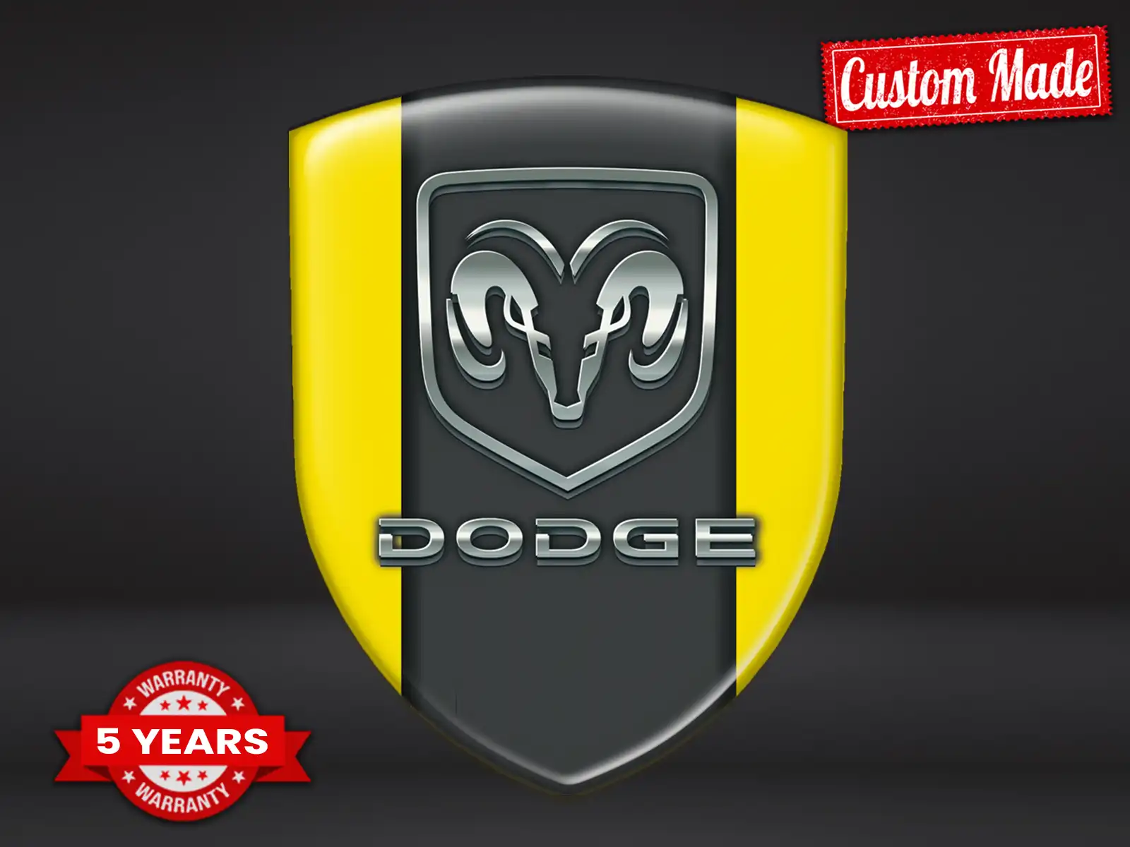 Dodge Harzabzeichen Exklusiver Stil Custom Car Labels